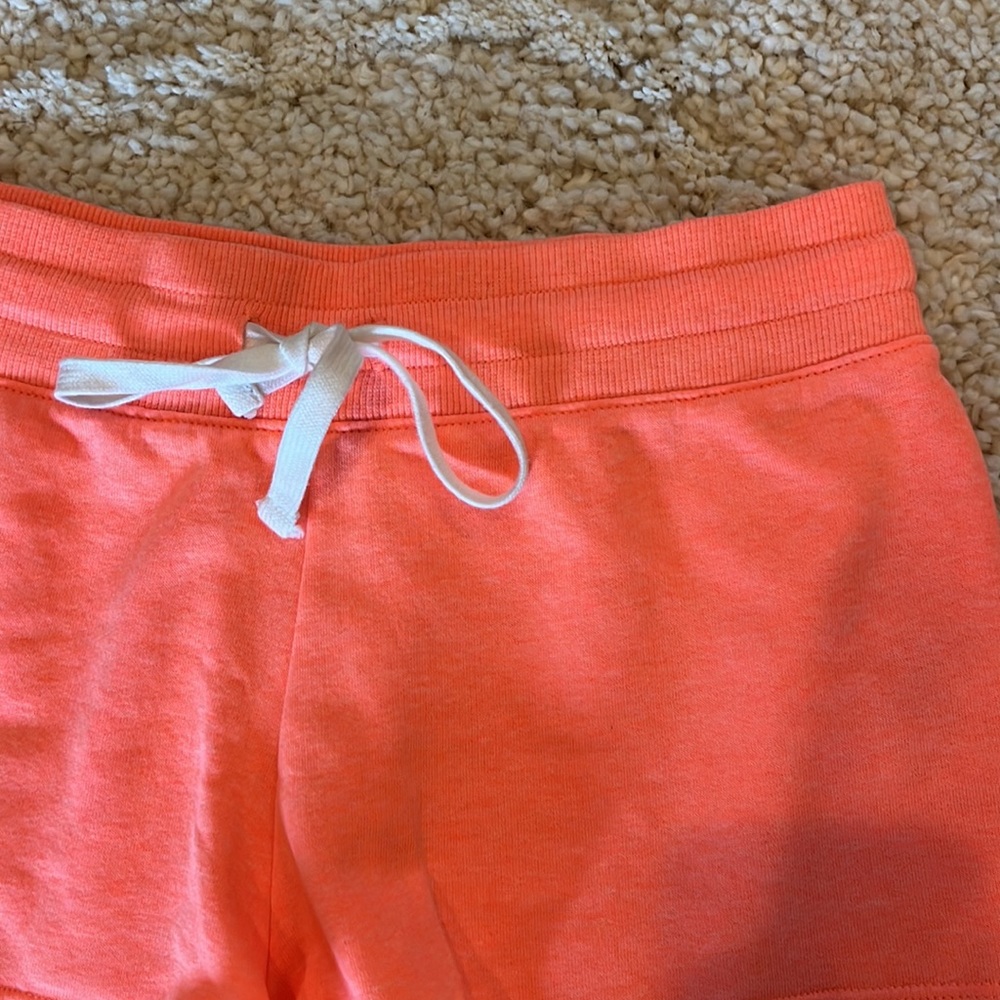Pink sweat shorts